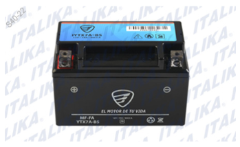 BATERIA ITALIKA MF-FA IYTX7A-BS 250Z CITI125 CS125 DIABOLO DM150 DS150 GS150GTS175 VENDETTA 90 VITALIA125 VS90 WS150 WS175 XS150 XS125