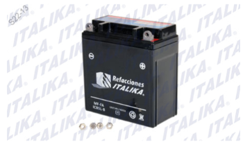 [F06010051]     BATERIA ITALIKA MF-FA ICB5L-B ARGENTA 110 AT110 XT110