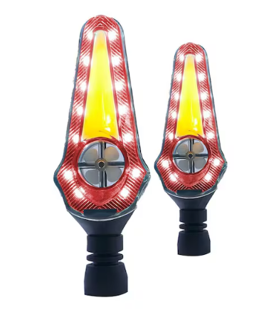 [RS-DIR-0055Y-R]     DIRECCIONAL LED SECUENCIAL TIPO HELICE UNIVERSAL (AMARILLO-ROJO)
