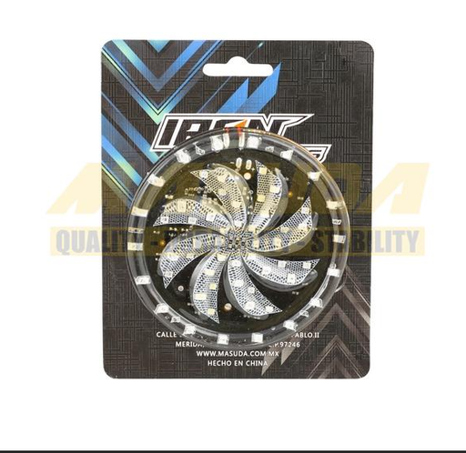 FOCO DECORATIVO IR402 LEDS ROTATIVO 8' MULTI-COLOR