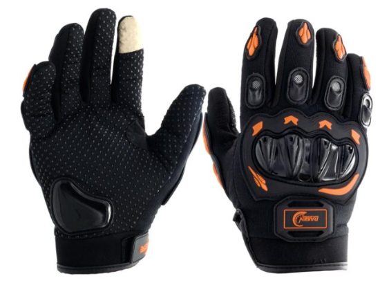 [RS-GUA-17001O-M]     GUANTES RASEN PROTECCION PLASTICA TOUCHSCREEN NARANJA M