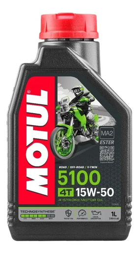[6104-1010] ACEITE MOTUL 5100 15W50 4T 12X1L 104081