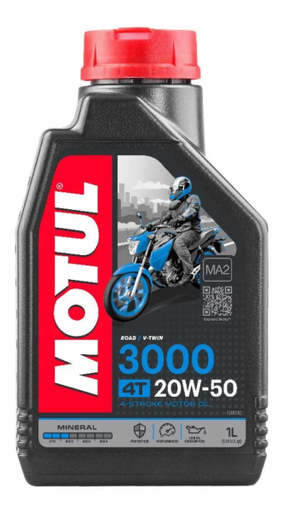 [6104-1008] ACEITE MOTUL 3000 20W50 4T 12X1L 107306