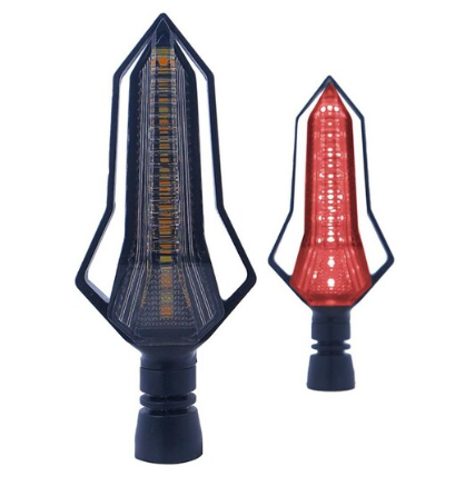 [RS-DIR-0053Y-R] [RS-DIR-0053Y-R]     DIRECCIONAL LED SECUENCIAL TIPO SILUETA UNIVERSAL (AMARILLO-ROJO)