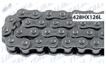 [F02030340] CADENA TRACCION ITALIKA 428HX126L REF RT180, FT180, FT200, FT200 AMARILLA, FT250  11, 12, 13, 14, 15, 16
