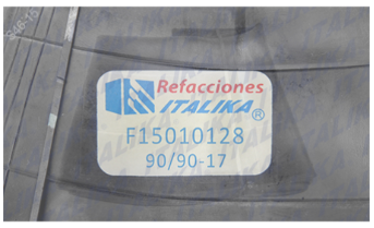 [F15010252] [F15010252]     CAMARA ITALIKA 90/90-17