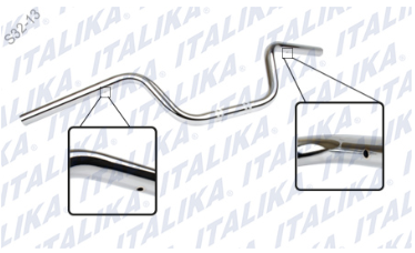 [F10040011] [F10040011]     MANUBRIO CROMADO FT125, XFT125, DT125, FT150TS, FT150, FORZA125